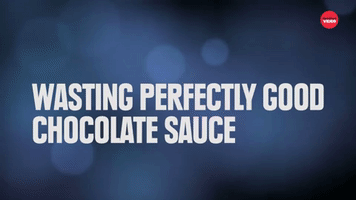 Wasting Chocolate Sauce