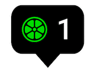 LimeSocial like community simple sustainability Sticker