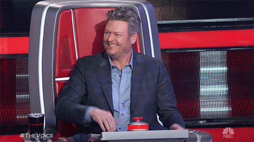 Happy Blake Shelton GIF by The Voice