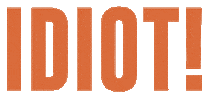 Theatre Idiot Sticker by Turnéteatret i Trøndelag