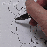 Graphic Novel Drawing GIF by American Masters on PBS
