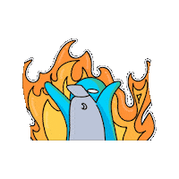 Fire Crypto Sticker