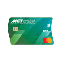 Debit Card Bank Sticker by Mauch Chunk Trust Company