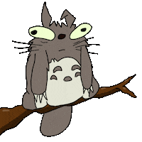 Hayao Miyazaki Blow Sticker by Jeremy Speed Schwartz