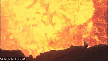 lava melting GIF by Cheezburger