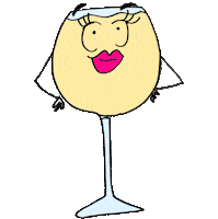 wine vino Sticker by But Like Maybe