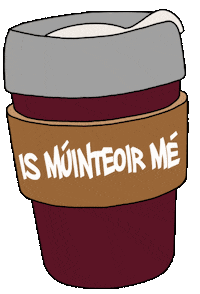 IOM-MIE is múinteoir mé mic léinn marino bunmhúinteoir níos fearr fós trí ghaeilge Sticker