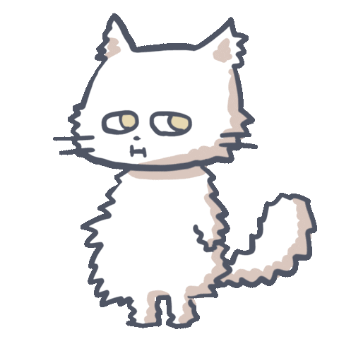 Happy ねこ Sticker