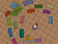 Yell Season 17 GIF by The Simpsons