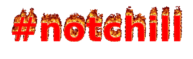 flames Notchill Sticker by AnimatedText