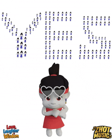 Si Yes GIF by Zhotcita