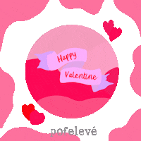 Valentine Love Sticker by POFELEVE