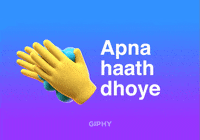 Apna Haath Dhoye GIF by GIPHY Cares