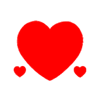 I Love You Hearts Sticker by Originals