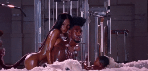 iman shumpert fade music video GIF