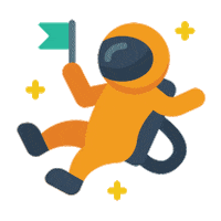 unidcom space universe astronaut astronauta Sticker