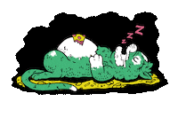 sleepy cat Sticker by Vardagen