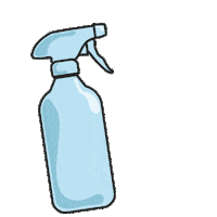 IAT_LTD blue clean bottle cleaning Sticker