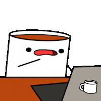 Computer Working Sticker