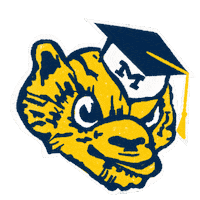 U Of M Graduation Sticker by University of Michigan