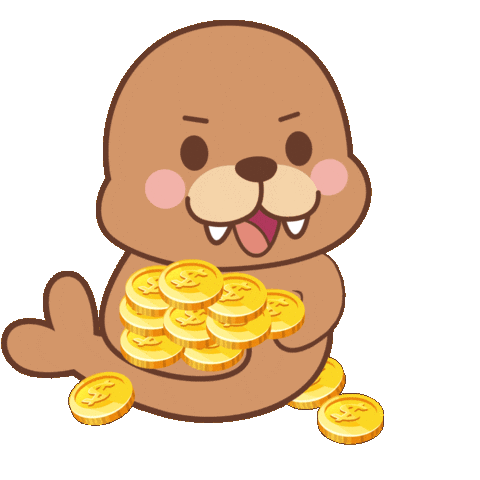 Money Hand Out Sticker by FROSTYS