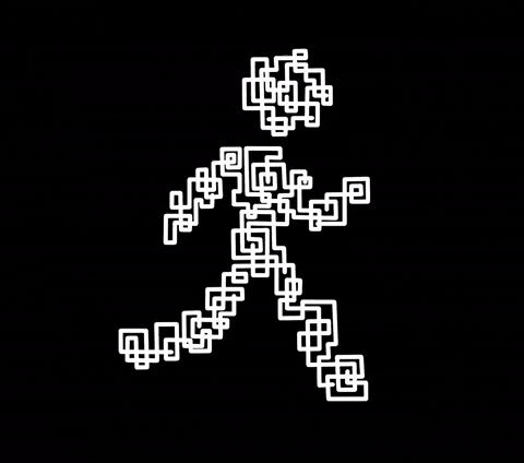 Black And White Running GIF by Tienqa