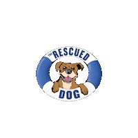 THERESCUEDDOG therescueddog trdalumni Sticker
