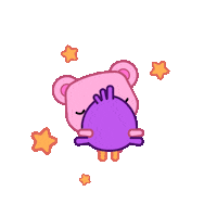 Hugging Sticker