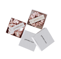Pink Silk Sticker by by Dariia Day