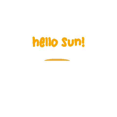 Sun Hello Sticker