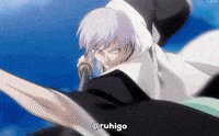 White Hair Smile GIF