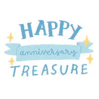 Happy Anniversary Treasure Sticker