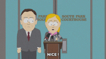 press conference podium GIF by South Park 