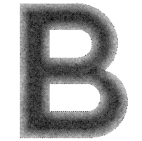 Black And White Typography Sticker