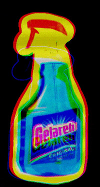 gelarehmizrahi 3d trippy woah spray GIF