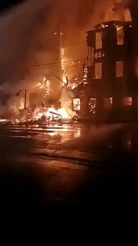 Fire Destroys Historic Hotel in Pennsylvania