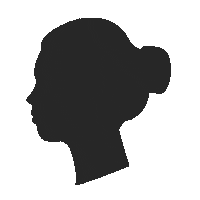 Black And White Shadow Sticker