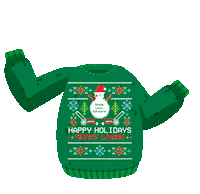 Christmas Sweater Sticker by Simple Lawn Solutions