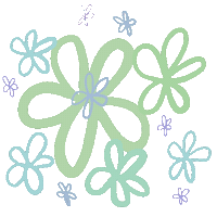 Flowers Hippie Sticker