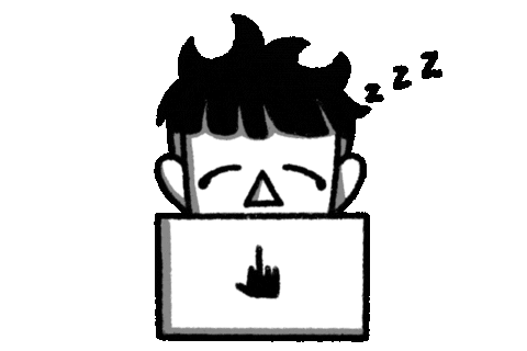 Sleepy Sticker