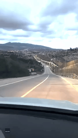 Paraglider Lands Over Border Fence in Spain's Enclave of Melilla