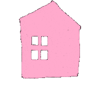 Pink House Casita Sticker