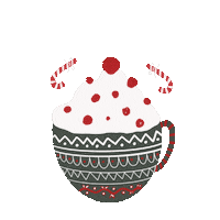 Christmas Latte Sticker