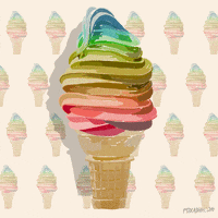 Ice Cream Rainbow GIF by gifnews