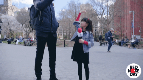 up top yes GIF by Red Nose Day