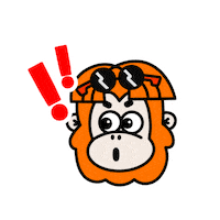 Surprise Wow Sticker by GREEN REBEL