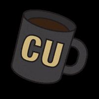 Black And Gold Coffee GIF by CU Online