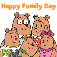 Happy Family Party Sticker