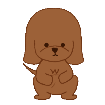 Dog Illustrate Sticker