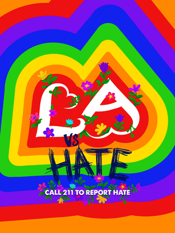 Speak Out Lost Angeles GIF by LA vs. Hate